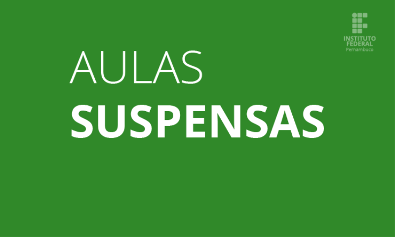 SUSPENSÃO DE AULAS DA REDE MUNICIPAL DE EDUCAÇÃO DE SÃO JOSÉ DO INHACORÁ.